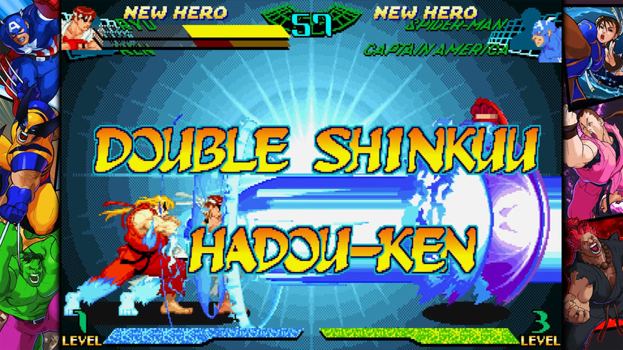 Captura de juego de MARVEL vs. CAPCOM Fighting Collection: Arcade Classics - PS4 - imagen 5