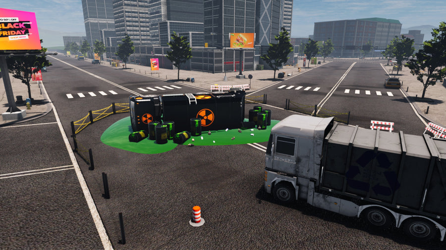 Captura de juego de Euro Truck Sim Driver Simulator 24 - Garbage - PS5 - imagen 4