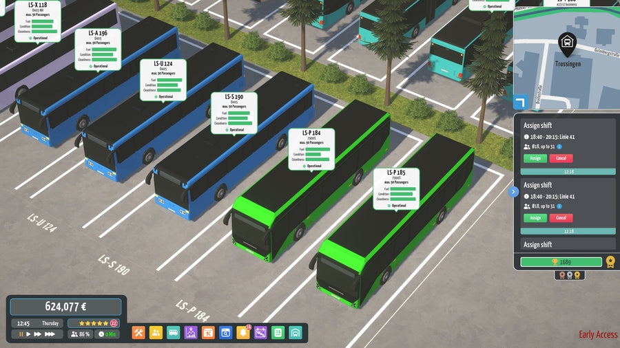 Captura de juego de City Bus Manager - PS4 - imagen 1