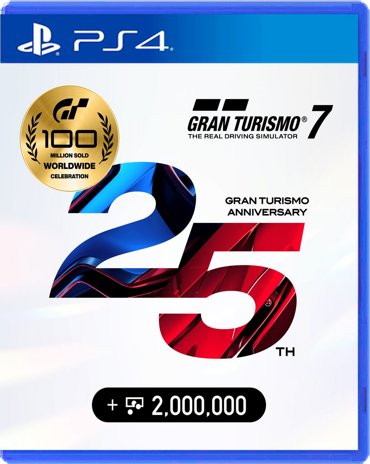 Carátula de Gran Turismo 7 25th Anniversary Digital Deluxe Edition - PS4