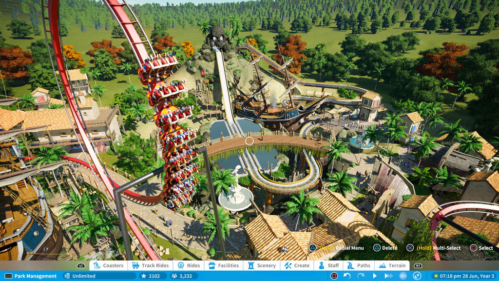 Captura de juego de Planet Coaster: Deluxe Edition - PS5 - imagen 2
