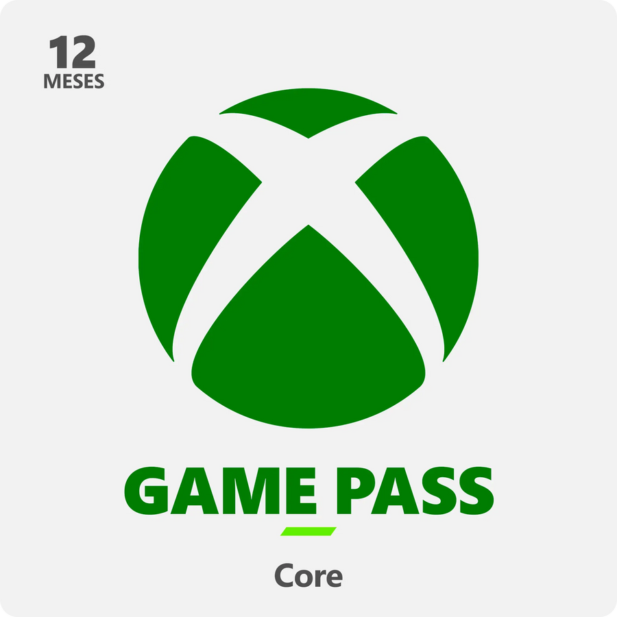 12 Meses Gamepass Core XBOX CHILE
