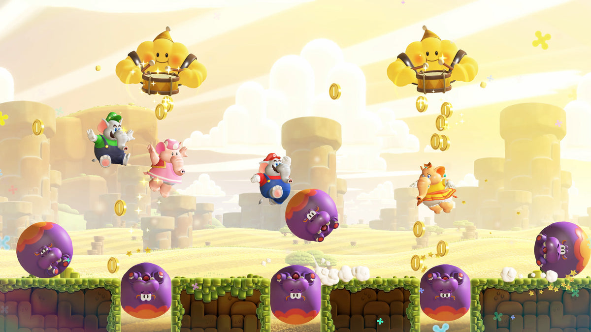 Captura de juego de Super Mario Bros. Wonder – Nintendo Switch 2 Edition + Meetup in Bellabel Park - Nintendo Switch 2 - imagen 2