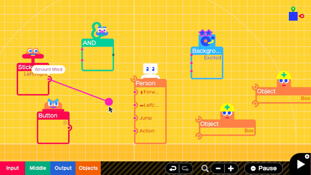 Captura de juego de Game Builder Garage - Nintendo Switch - imagen 1