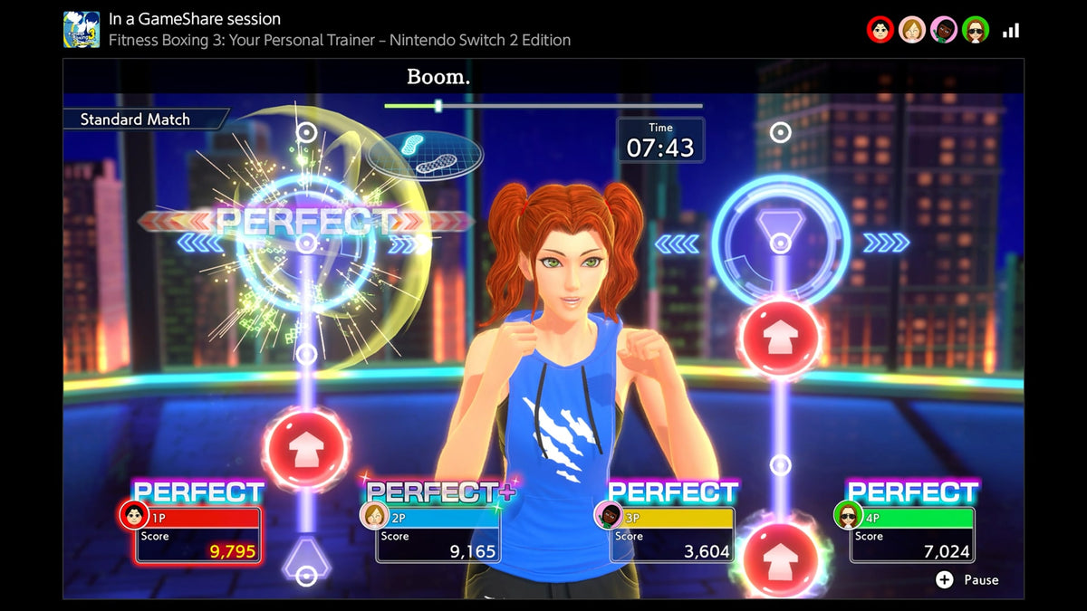 Captura de juego de Fitness Boxing 3: Your Personal Trainer – Nintendo Switch 2 Edition - Nintendo Switch 2 - imagen 5