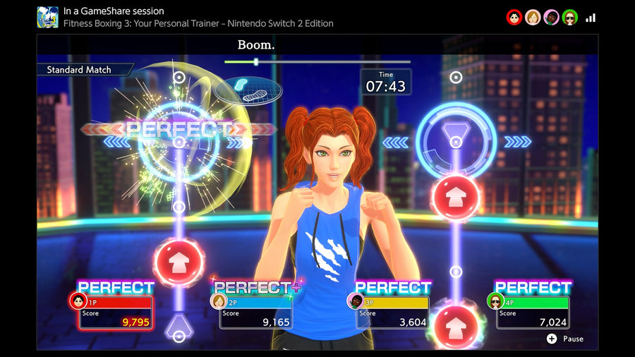 Captura de juego de Fitness Boxing 3: Your Personal Trainer – Nintendo Switch 2 Edition - Nintendo Switch 2 - imagen 5