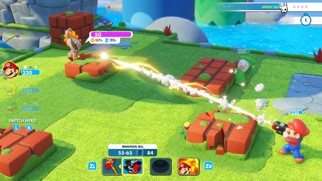 Captura de juego de Mario + Rabbids Kingdom Battle - Nintendo Switch - imagen 2