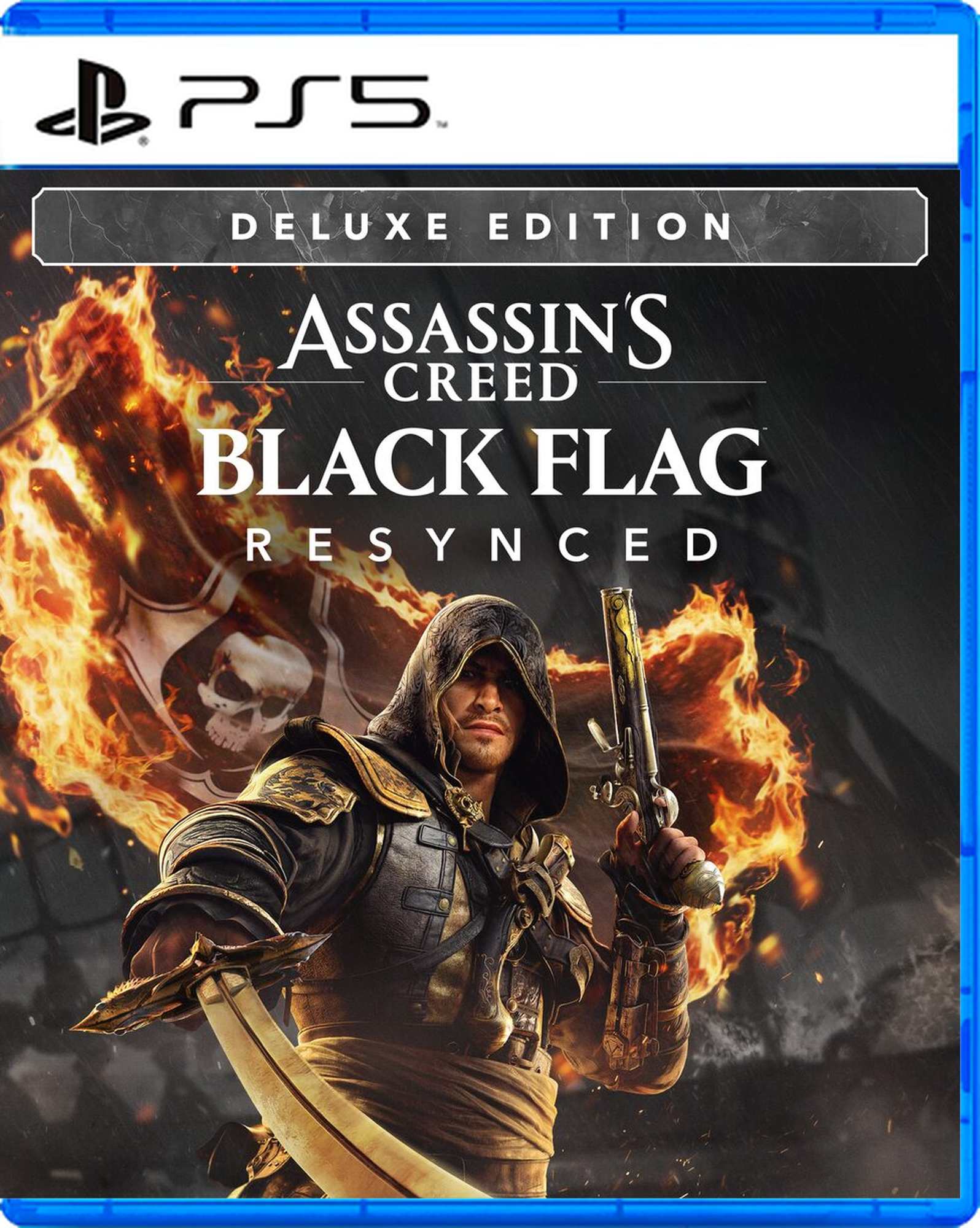 Carátula de Assassins Creed Black Flag Resynced Deluxe Edition - PS5