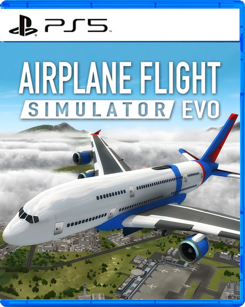 Carátula de Airplane Flight Simulator : EVO - PS5