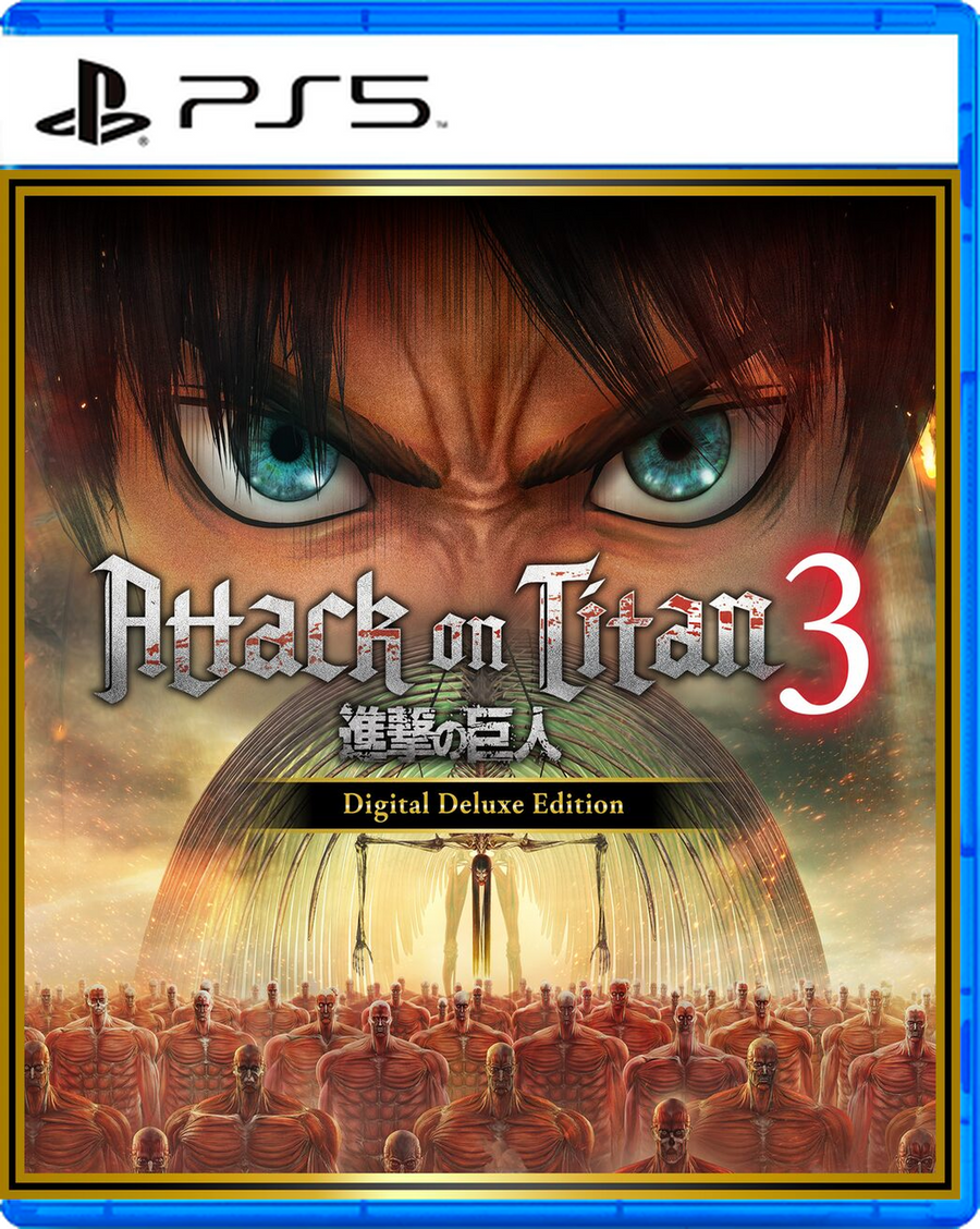 Carátula de Attack on Titan 3 Digital Deluxe Edition - PS5 - Preventa