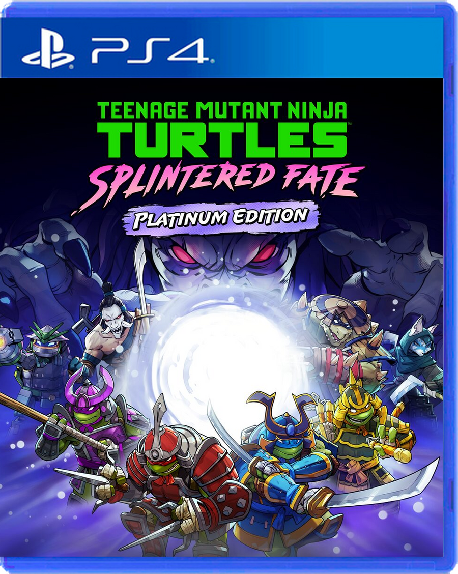 Carátula de TMNT Splintered Fate - Platinum Edition - PS4