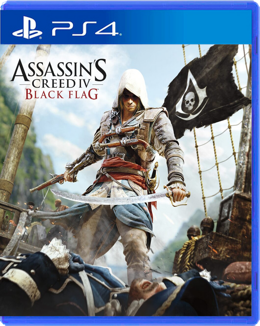 Carátula de Assassins Creed IV Black Flag - PS4