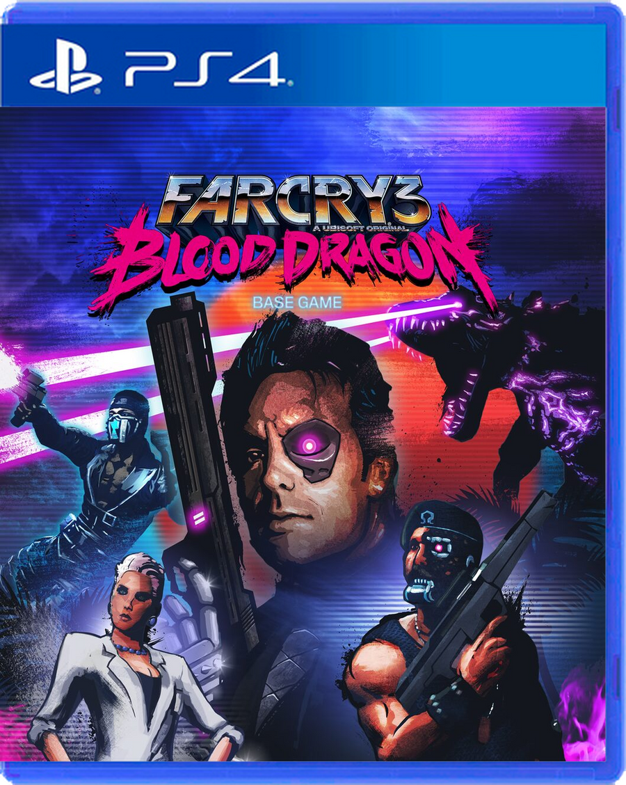 Carátula de Far Cry 3 Blood Dragon Classic Edition - PS4
