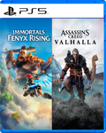 Carátula de Assassins Creed Valhalla + Immortals Fenyx Rising Bundle - PS5