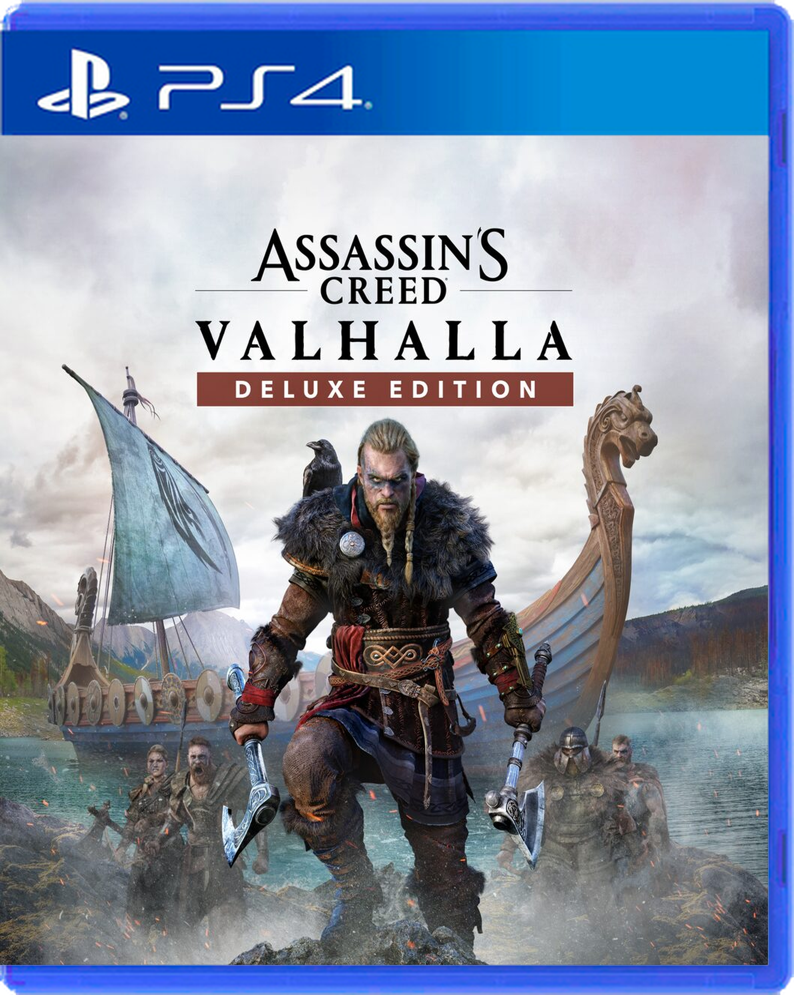 Carátula de Assassins Creed Valhalla - Deluxe Edition - PS4