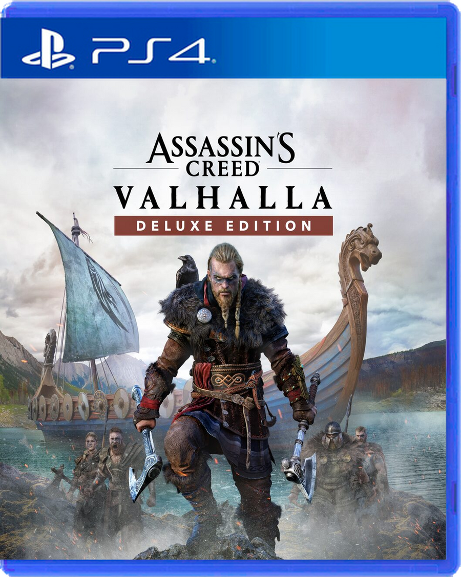 Carátula de Assassins Creed Valhalla - Deluxe Edition - PS4