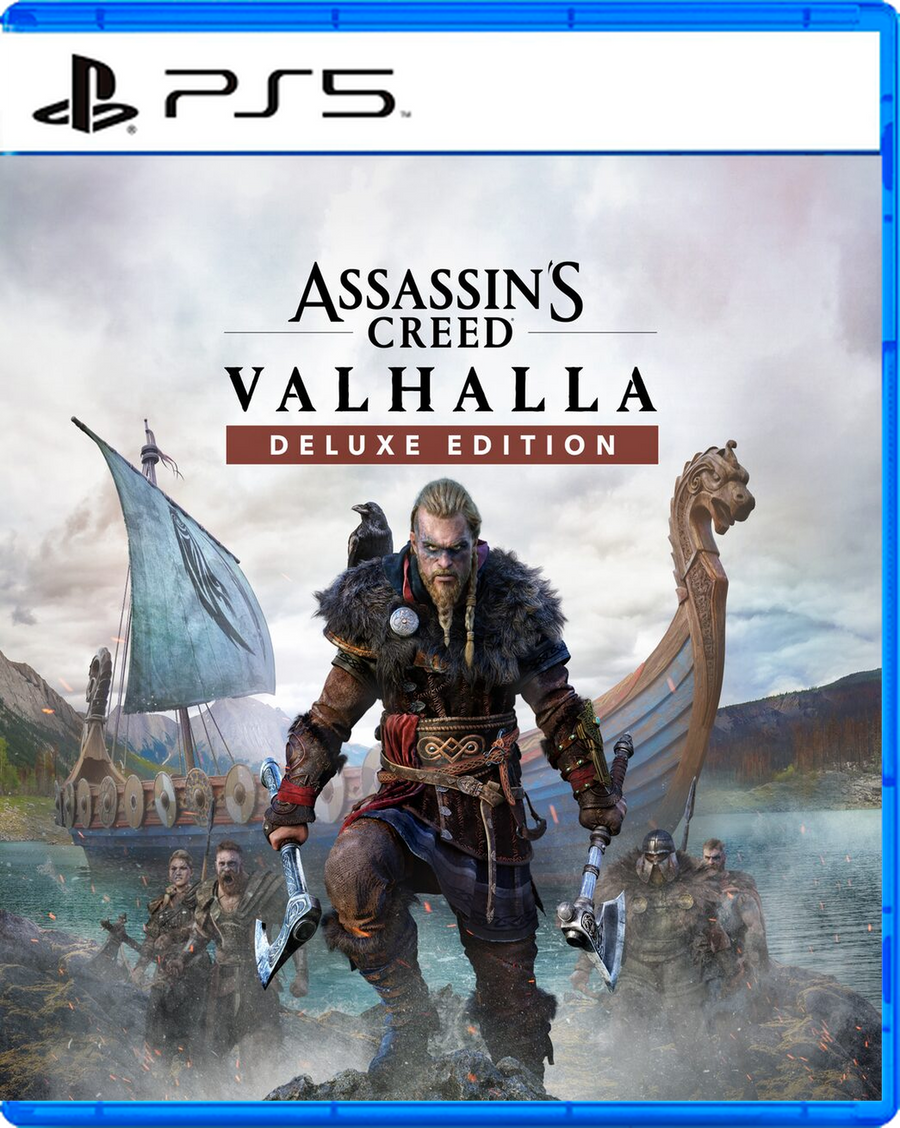 Carátula de Assassins Creed Valhalla - Deluxe Edition - PS5