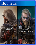 Carátula de Assassins Creed Mirage & Assassins Creed Valhalla Bundle - PS4