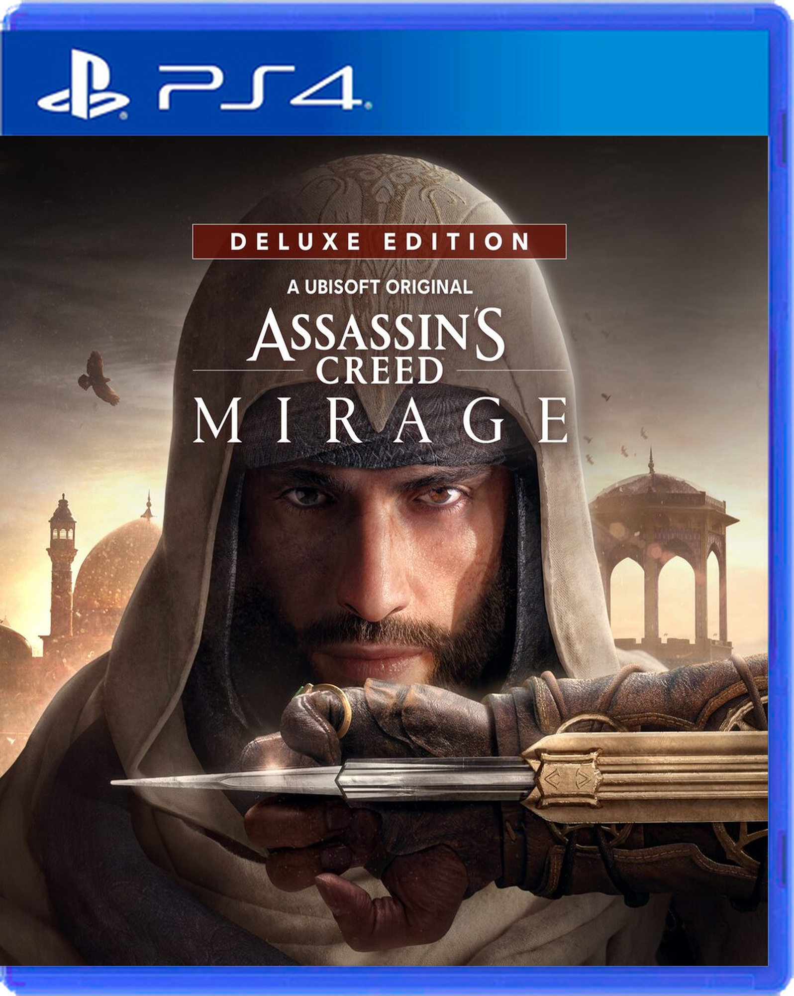 Carátula de Assassins Creed Mirage Deluxe Edition - PS4