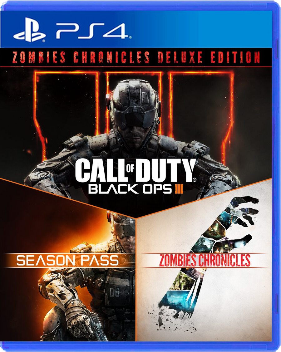 Carátula de Call of Duty: Black Ops III - Zombies Chronicles Deluxe - PS4
