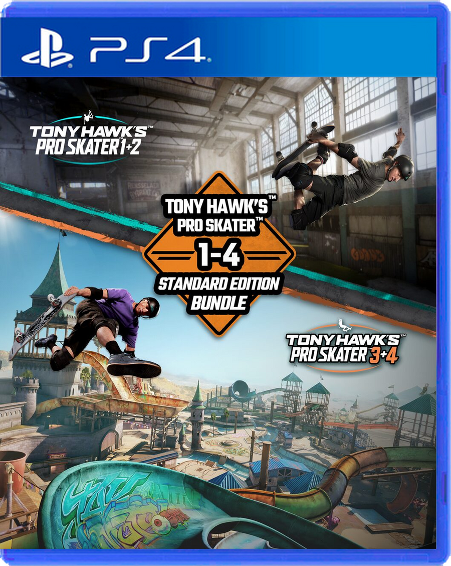 Carátula de Tony Hawks Pro Skater 1 - 4 - Standard Edition Bundle - PS4