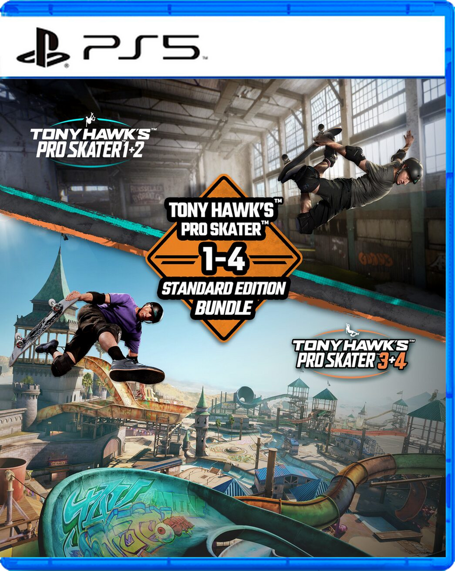 Carátula de Tony Hawks Pro Skater 1 - 4 - Standard Edition Bundle - PS5