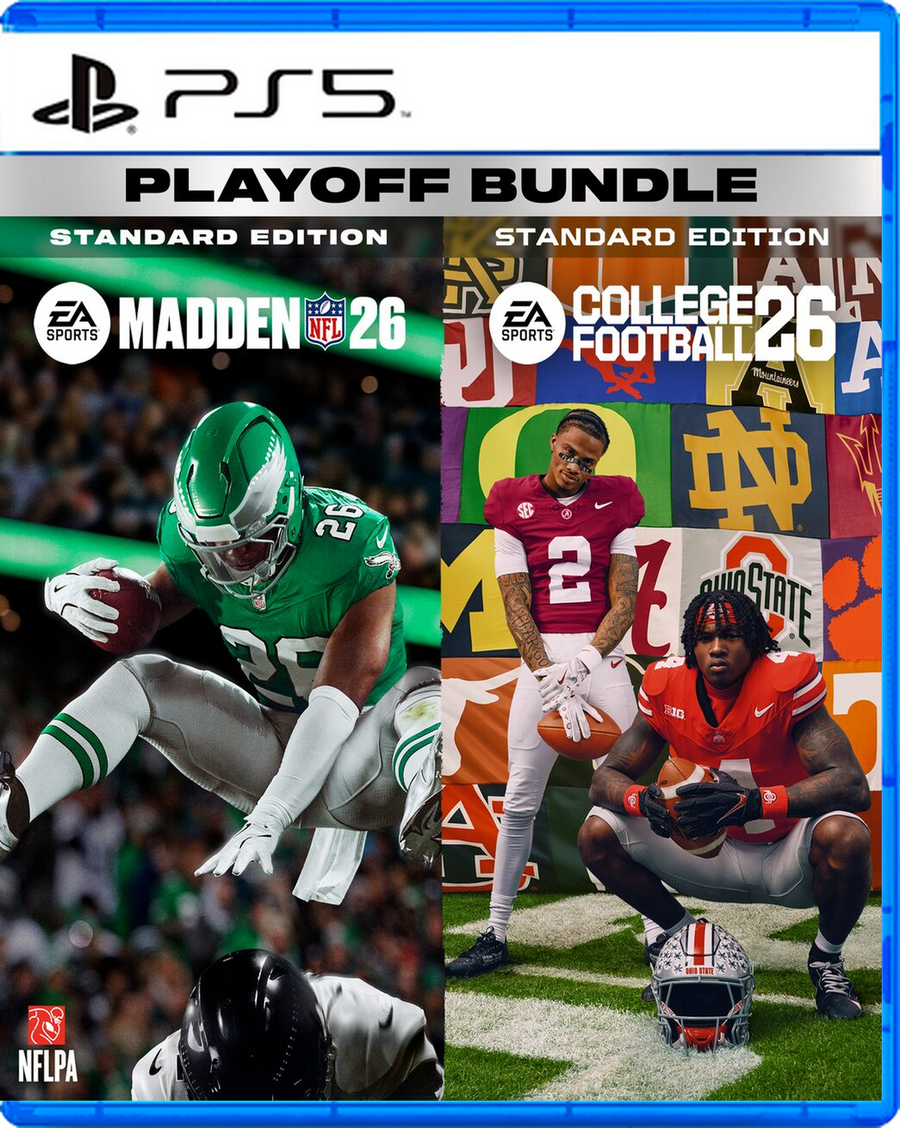 Carátula de EA SPORTS Playoff Bundle (Madden NFL 26 Standard Edition & College Football 26 Standard Edition - PS5