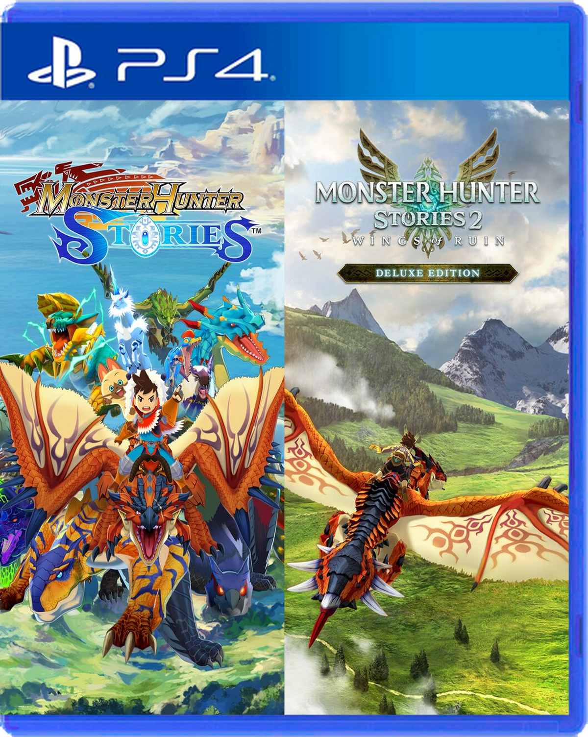 Carátula de Monster Hunter Stories Deluxe Collection - PS4