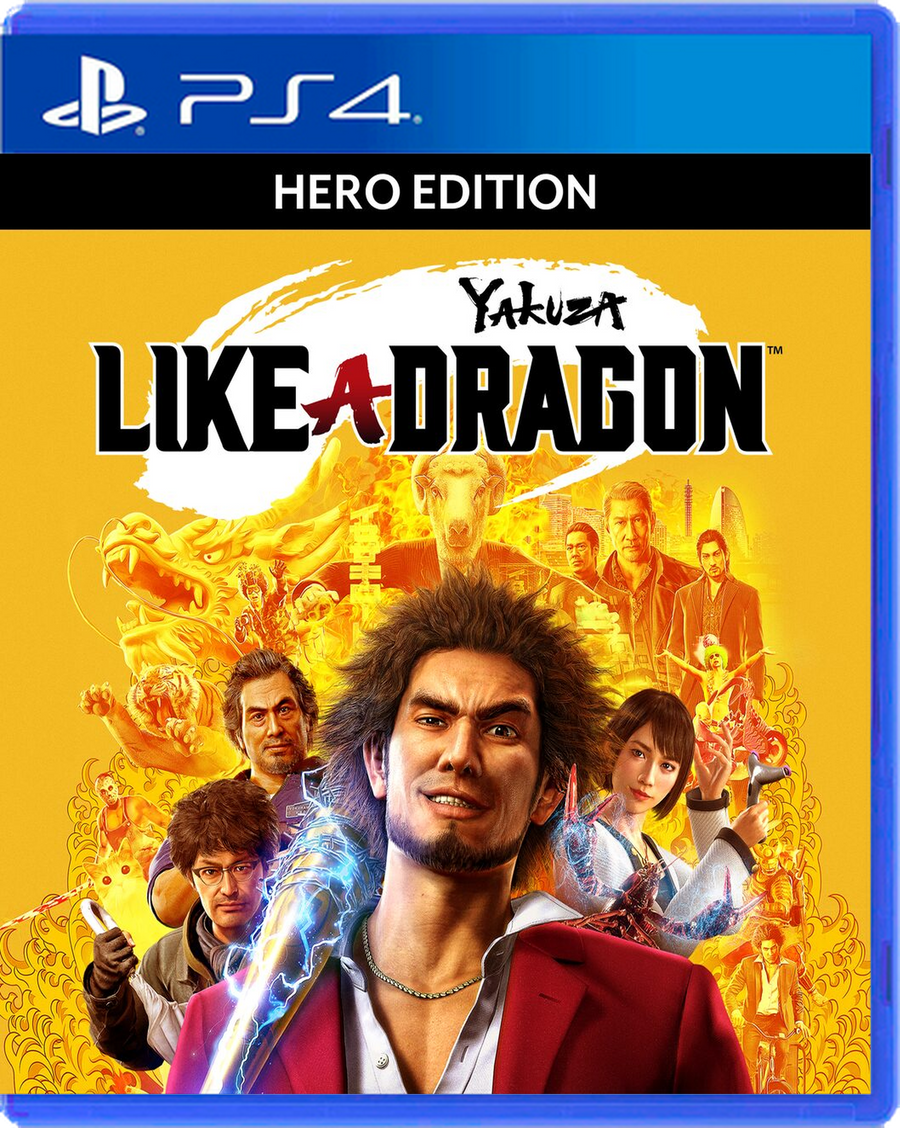 Carátula de Yakuza: Like a Dragon Hero Edition - PS4