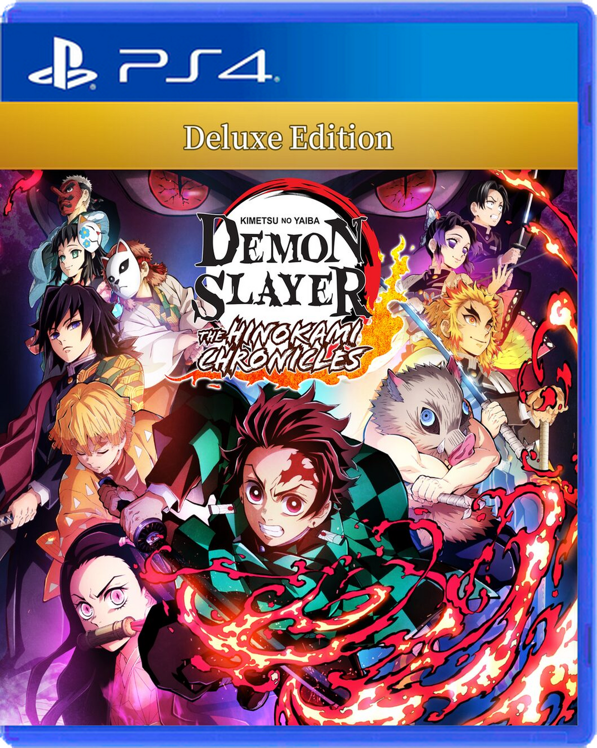Carátula de Guardianes de la Noche -Kimetsu No Yaiba- Las Crónicas de Hinokami Deluxe Edition - PS4