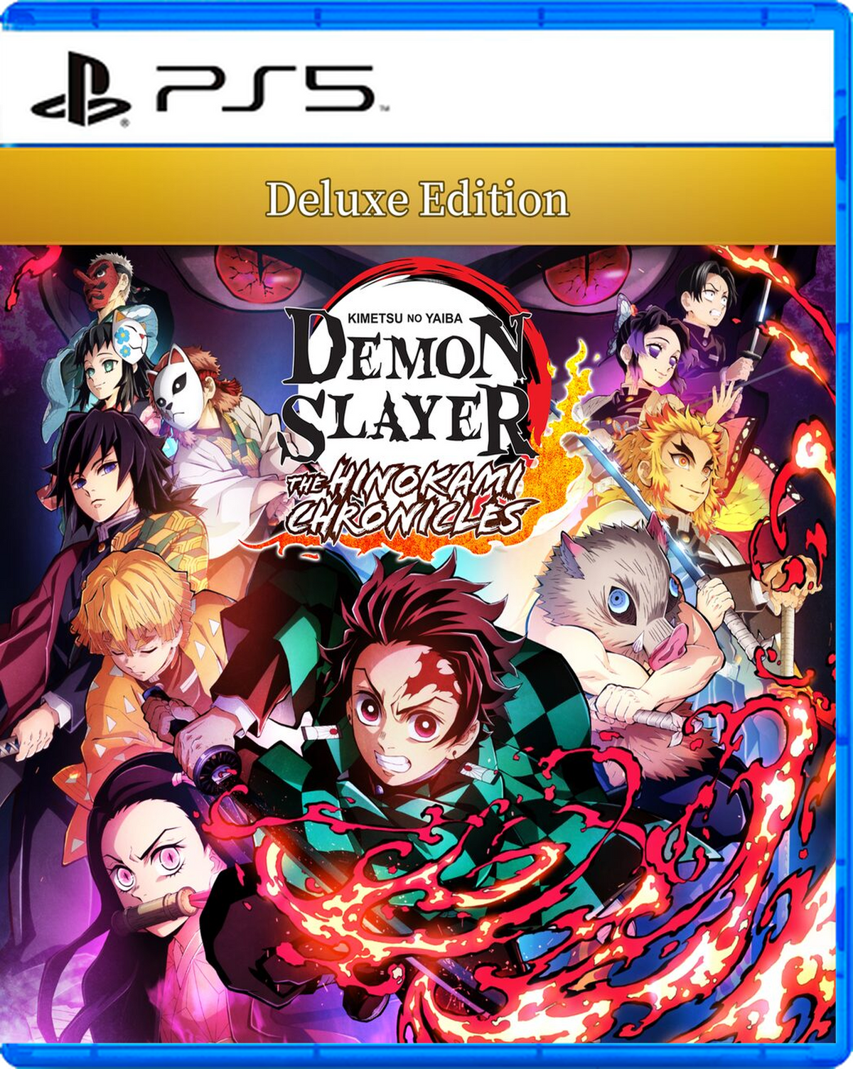 Carátula de Guardianes de la Noche -Kimetsu No Yaiba- Las Crónicas de Hinokami Deluxe Edition - PS5
