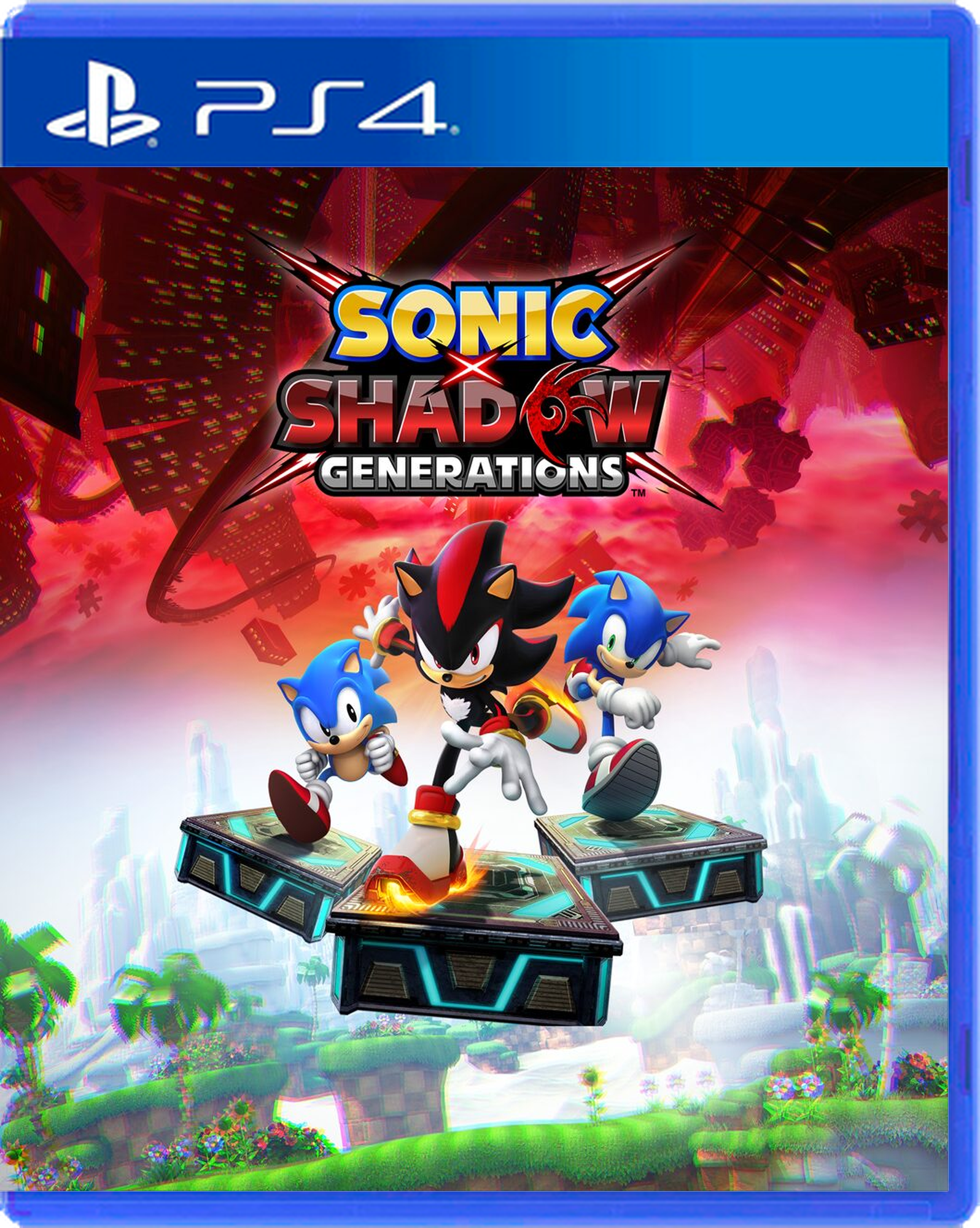 Carátula de SONIC X SHADOW GENERATIONS - PS4