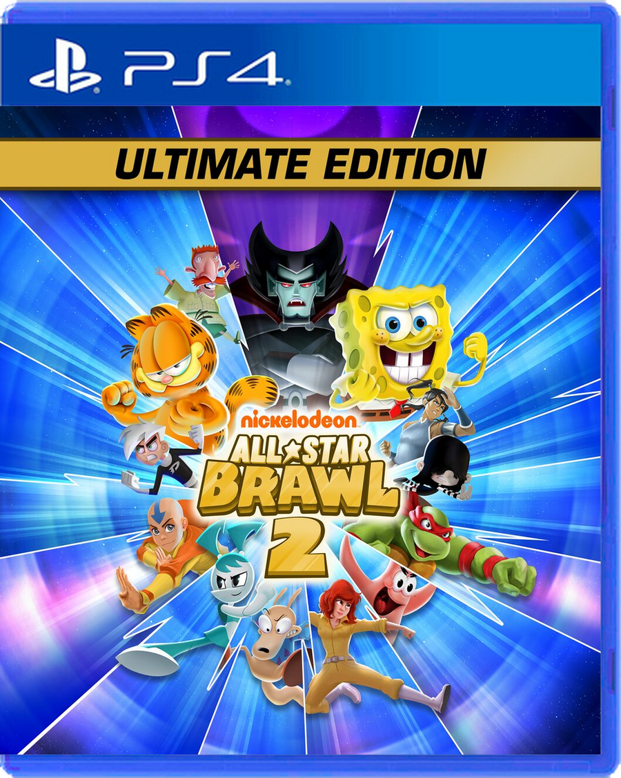 Carátula de Nickelodeon All-Star Brawl 2 - Ultimate Edition - PS4