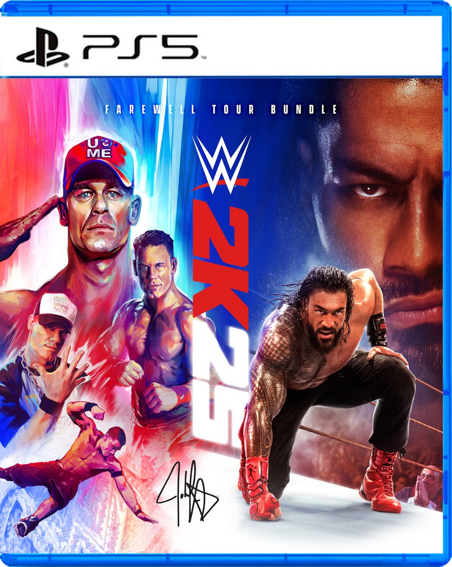 Carátula de WWE 2K25 Farewell Tour Bundle - PS5