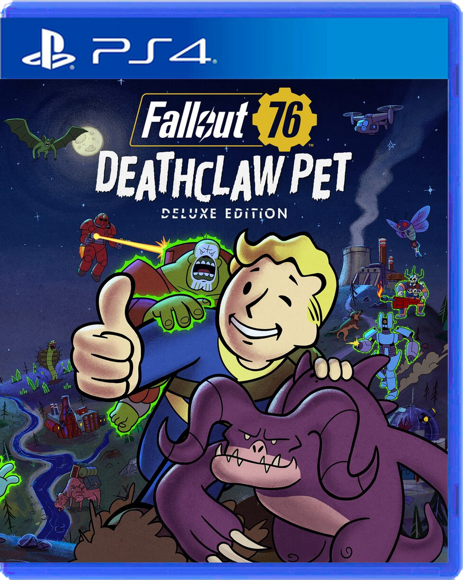 Carátula de Fallout 76: Deathclaw Pet Deluxe Edition - PS4