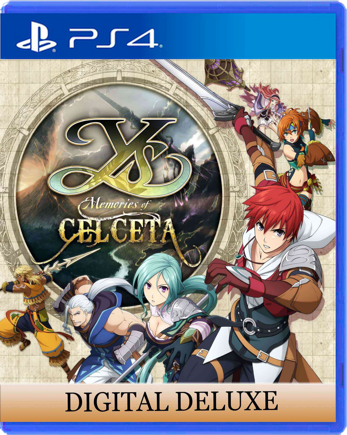 Carátula de Ys: Memories of Celceta — Digital Deluxe Edition - PS4