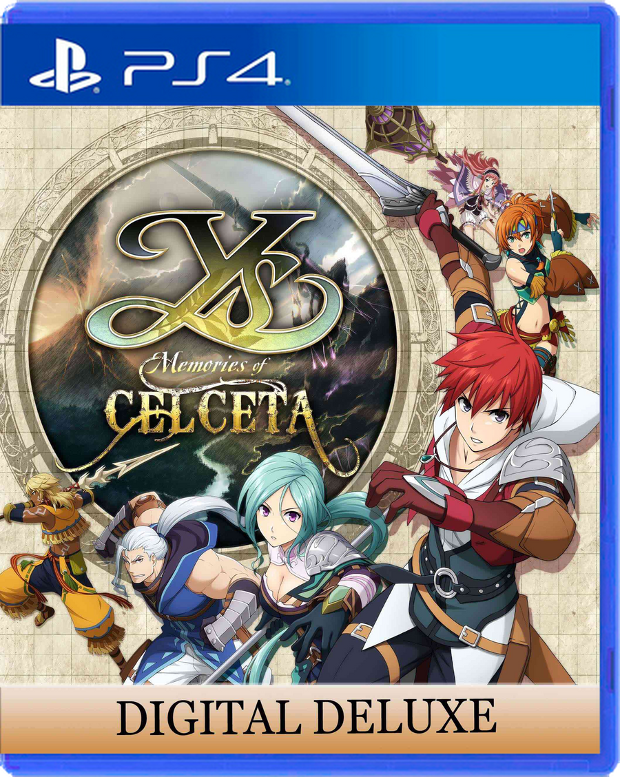 Carátula de Ys: Memories of Celceta — Digital Deluxe Edition - PS4