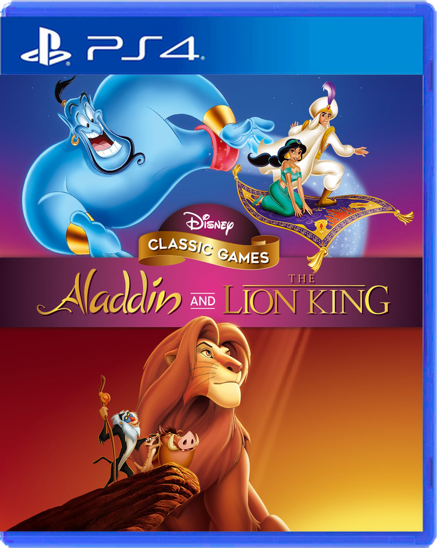 Carátula de Disney Classic Games: Aladdin and The Lion King - PS4