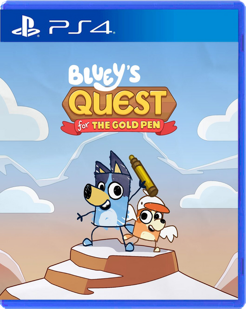 Carátula de Blueys Quest for the Gold Pen - PS4