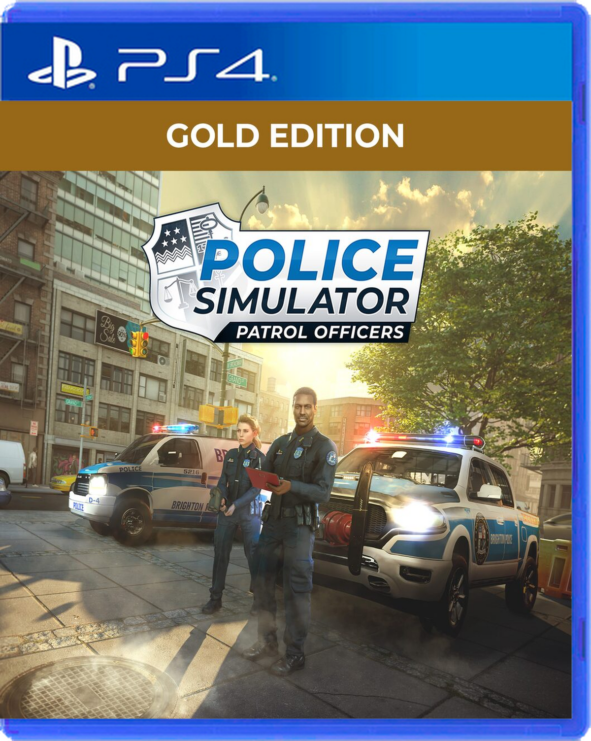 Carátula de Police Simulator: Patrol Officers: Gold Edition - PS4