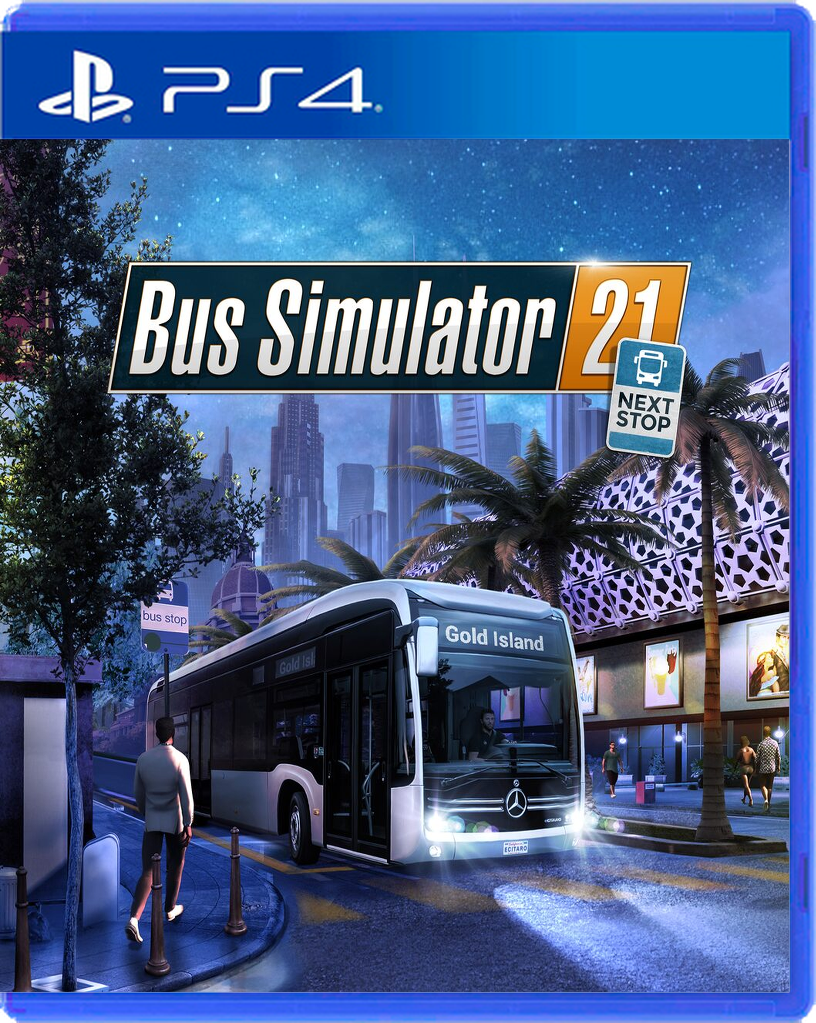 Carátula de Bus Simulator 21 Next Stop - PS4