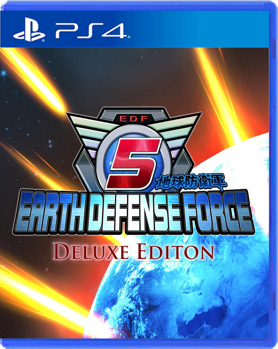 Carátula de EARTH DEFENSE FORCE 5 Deluxe Edition - PS4