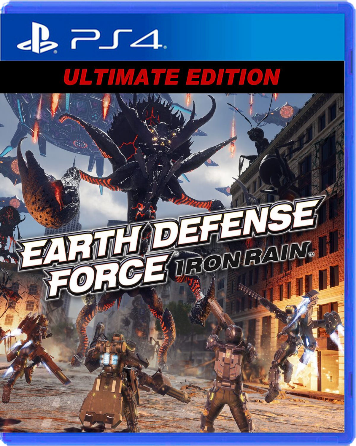 Carátula de EARTH DEFENSE FORCE: IRON RAIN Ultimate Edition - PS4