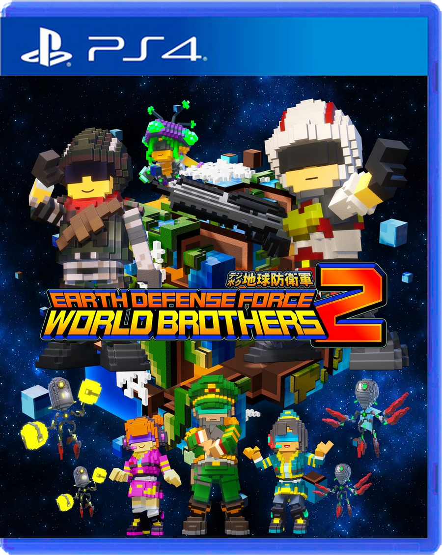 Carátula de EARTH DEFENSE FORCE: WORLD BROTHERS 2 - PS4