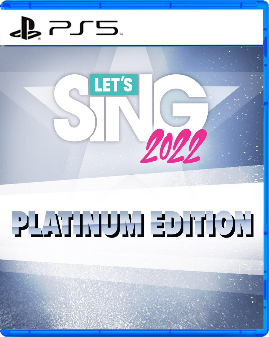 Carátula de Lets Sing 2022 Platinum Edition - PS5