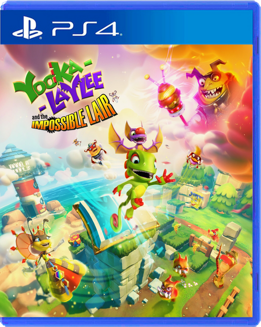 Carátula de Yooka-Laylee and the Impossible Lair - PS4