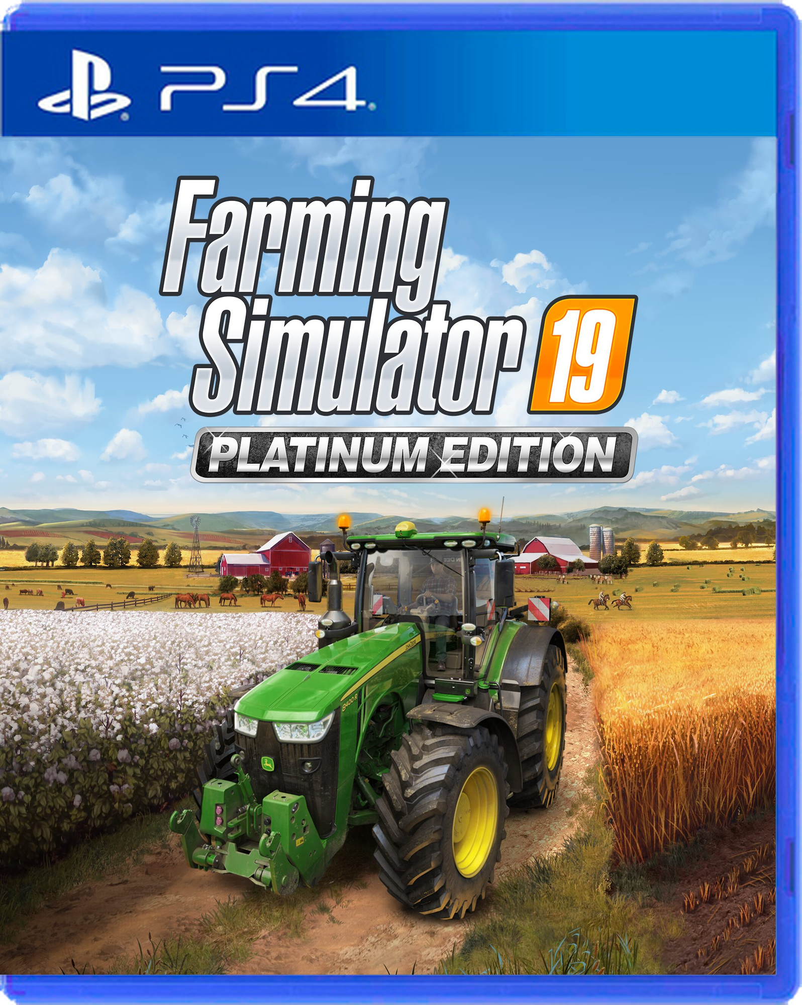 Carátula de Farming Simulator 19 - Platinum Edition - PS4