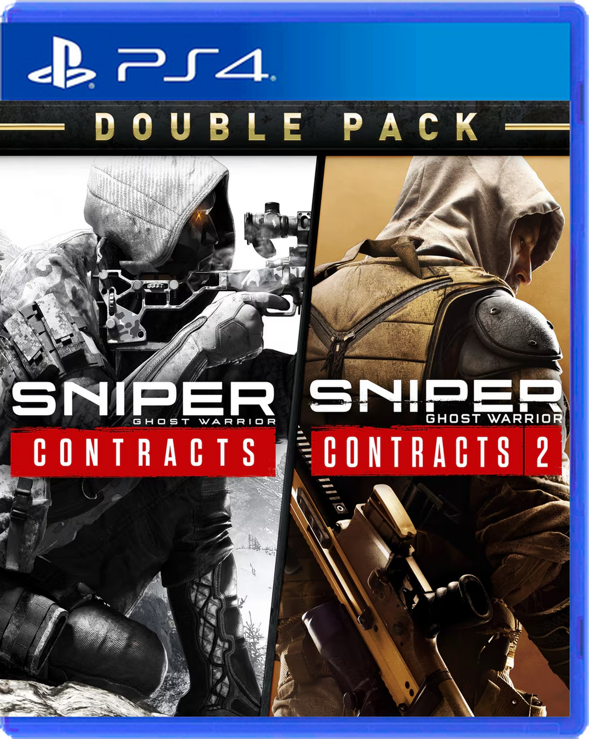 Carátula de Sniper Ghost Warrior Contracts 1 & 2 Double Pack - PS4