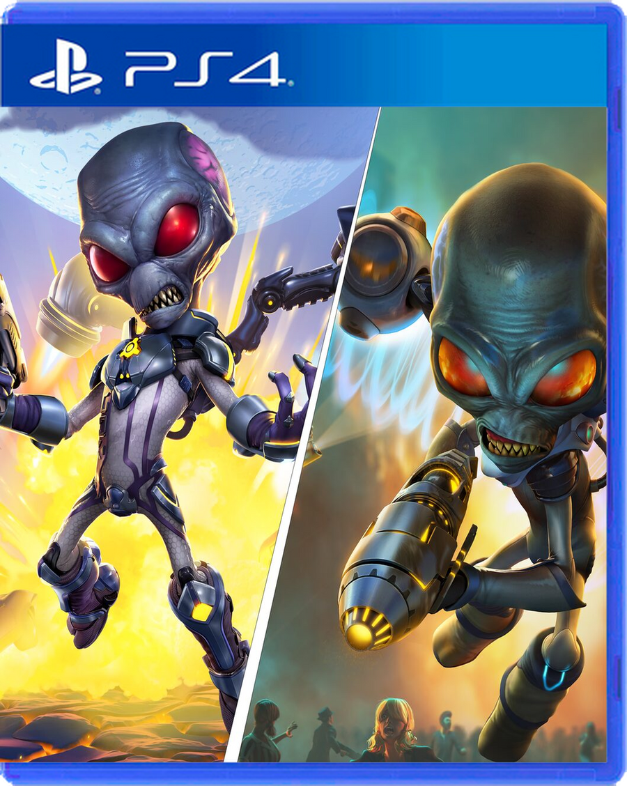 Carátula de Destroy All Humans! - Jumbo Pack - PS4