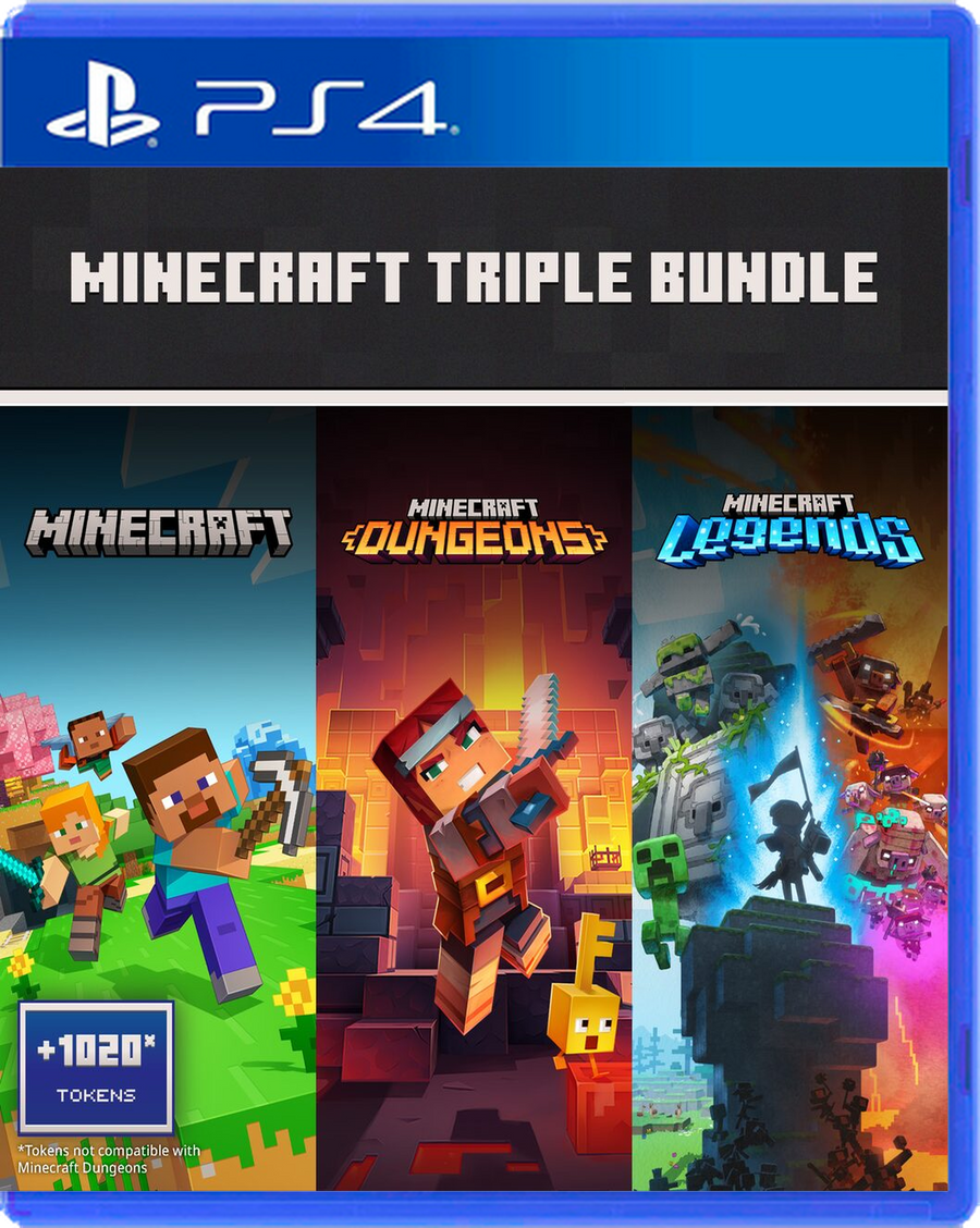 Carátula de Minecraft Triple Bundle - PS4